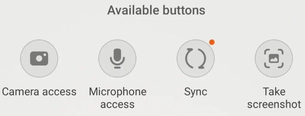 galaxy s23 quick setting tiles for camera and microphone access